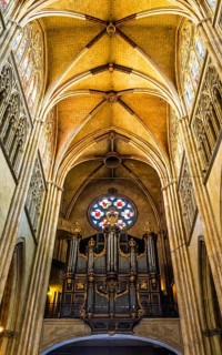 Cathedrale Sainte-Marie in Bayonne, Basque Country, Southwest France