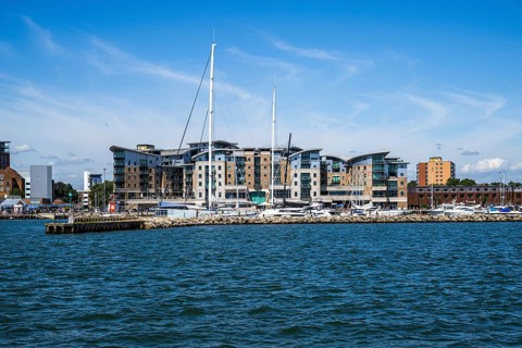 Marina in Poole, Dorset, England, United Kingdom