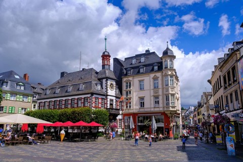 Marketplace, Mayen, Vulkaneifel, Eifel, Rhineland-Palatinate, Germany