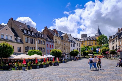 Genovevaburg Castle, Mayen, Vulkaneifel, Eifel, Rhineland-Palatinate, Germany