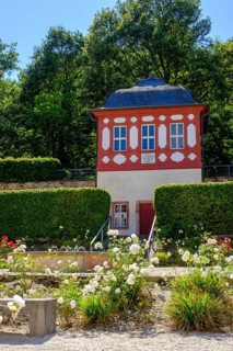 Prelate's Garden, Eberbach Monastery, Cistercian Order, Eltville, Rheingau, Taunus, Hesse, Germany