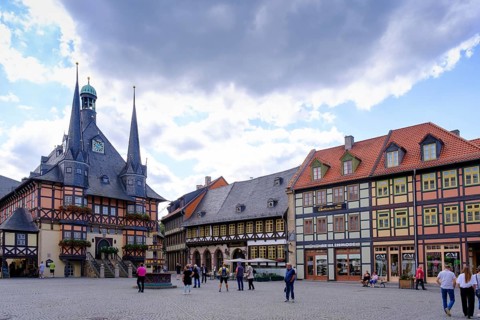 Town Hall, Wernigerode, Harz, Saxony-Anhalt, Germany