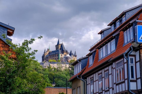 Wernigerode Castle, Wernigerode, Harz, Saxony-Anhalt, Germany