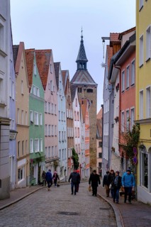 Alte Bergstraße, Landsberg am Lech, Upper Bavaria, Bavaria, Germany