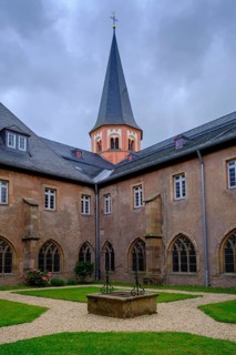 Cloister, Steinfeld Monastery, Kall, North Eifel, Eifel, North Rhine-Westphalia, Germany