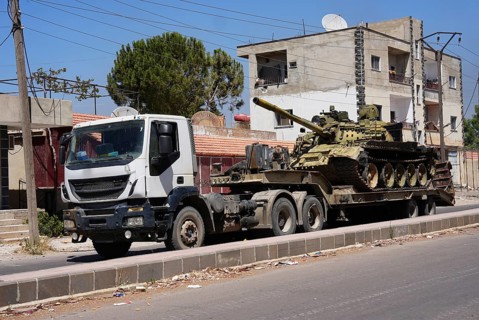 Syrian security forces deploy in the Druze city of Sweida to protect civilians