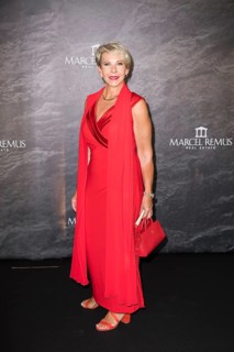 Silke Remus, mother of Marcel Remus, at the Remus Lifestyle Night on the roof terrace of the Pure