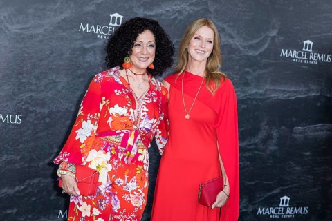 Barbara Wussow and Esther Schweins at the Remus Lifestyle Night on the roof terrace of the Pure