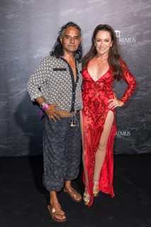 Jose Campos and Christine Neubauer at the Remus Lifestyle Night on the roof terrace of the Pure