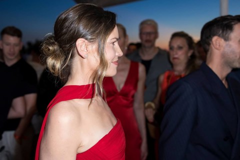 Hilary Swank at the Remus Lifestyle Night on the roof terrace of the Pure Salt Hotel in El Toro,