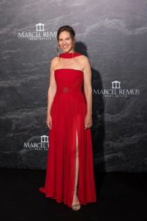 Hilary Swank at the Remus Lifestyle Night on the roof terrace of the Pure Salt Hotel in El Toro,
