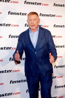 Boris Becker at the press conference on the occasion of the presentation of the new TV and social