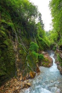 Magical Wimbach Gorge in Ramsau in Berchtesgadener Land