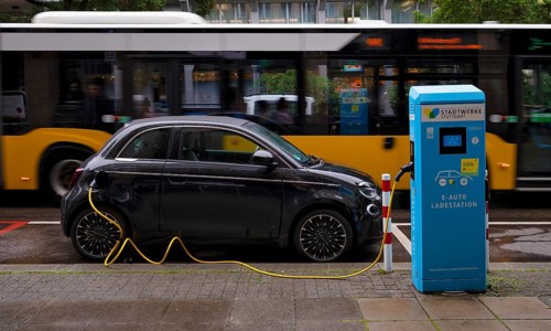 Charging station Stadtwerke Stuttgart for electric cars, charging station, e-charging station,