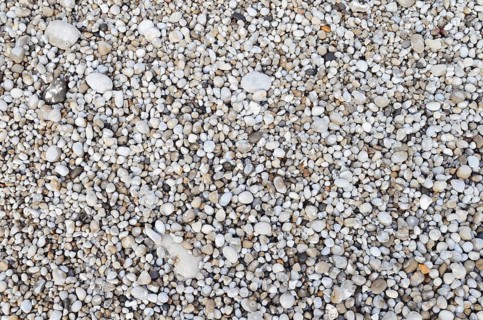 Pebbles on the beach, Etretat, Alabaster Coast, Seine-Maritime, Haute-Normandie, France