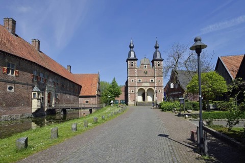 Castle Chapel at Raesfeld Castle, Münsterland, North Rhine-Westphalia, Germany