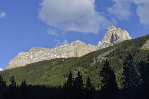 Cathedral Mountain and Cathedral Crags, Yoho National Park, British Columbia, Canada