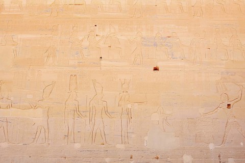 Relief, Temple of Philae, Aswan, Egypt