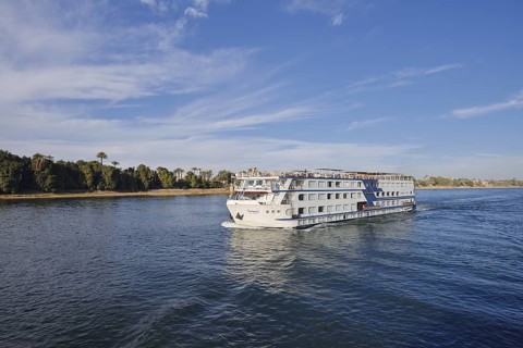 Nile cruise ship Radamis II on the Nile, Egypt