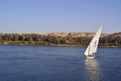 Felucca on the Nile, Aswan, Egypt