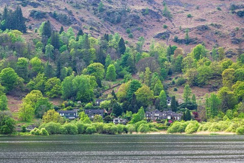 Grasmere Lake, Grasmere, Ambleside, Lake District, Westmorland, Cumbria, England, United Kingdom