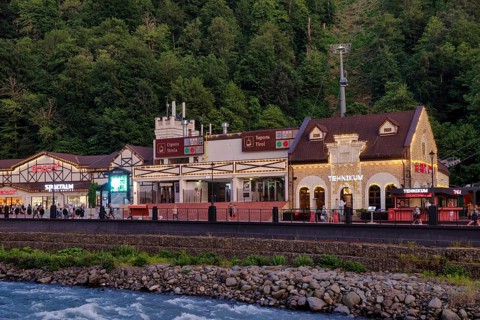 Rosa Khutor. Big Sochi. Russia
