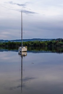 Boats on Windermere Lake, Ambleside, Lake District, Cumbria, England, United Kingdom