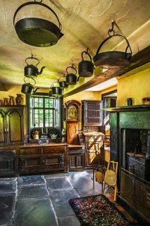 Townend house, National Trust, Troutbeck, Windermere, Lake District, Cumbria, England, United