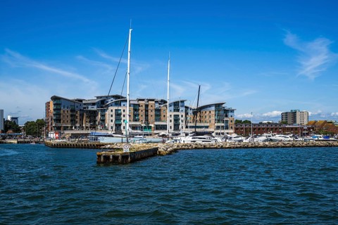 Marina in Poole, Dorset, England, United Kingdom