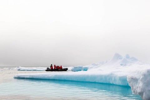 Zodiac, Ice Edge, Sea, Spitsbergen, Svalbard