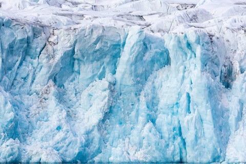 Glacier tongue, ice, bay, Lillienhöökbreen, Spitsbergen, Svalbard