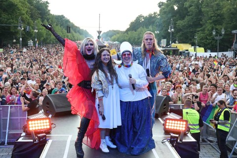 Mats Visser (Romeo), Celina dos Santos (Juliet), Steffi Irmen (Nurse) and Marcella Rockefeller,