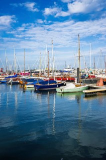 Marina and Beach in Arcachon, Gironde, France