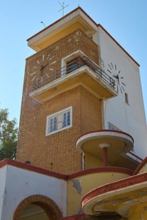 Market Hall, An interesting historic clock tower with brick façade and geometric design, Armando