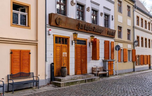 Historic houses in the monastery quarter, Waisenstraße, . Berlin, Germany