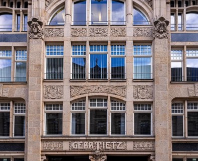 Old town house, historic residential and commercial building in Berlin Mitte, Klosterstraße,