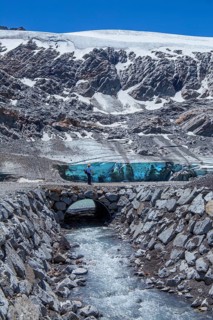 Rettenbachferner on the Ötztal Glacier Road, Sölden, Ötztal, Ötztal Alps, Tyrol, Austria