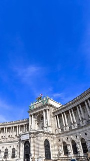 Austria, Vienna, famous Hofburg palace and Heldenplatz - Heroes Square plaza