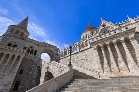 Hungary, tourist and travel attractions Fisherman Bastion, lookouts and panoramic views of Budapest