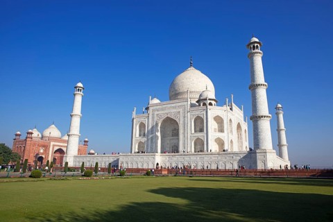 Taj Mahal or Taj Mahal, mausoleum, Agra, Uttar Pradesh, India