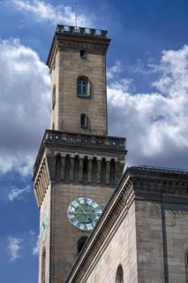 Town hall tower in Fürth, a copy of the town hall in Florence, Italy, Fürth Bavaria, Middle
