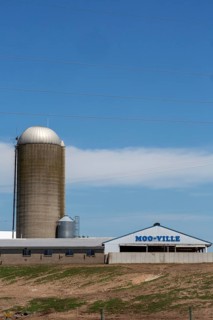 Nashville, Michigan - The Moo-ville Creamery, a family-owned dairy farm with a retail store,