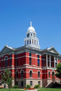 Charlotte, Michigan - The Courthouse Square Museum. Opened in 1885, the building housed the Eaton