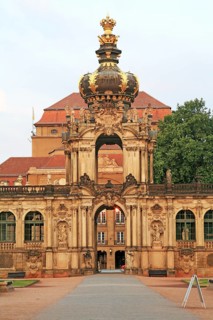 Crown Gate, Zwinger, Dresden, Germany