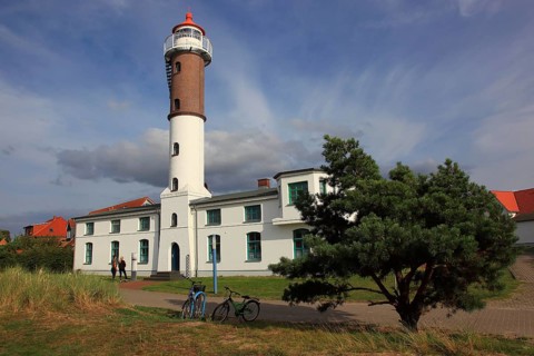 Timmendorf lighthouse on the island of Poel on the Baltic Sea, Northwest Mecklenburg district,