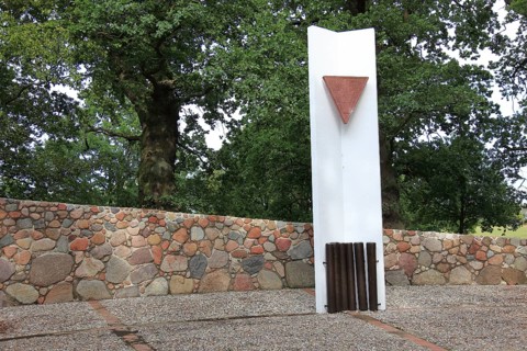 Cap Arcona Memorial on the island of Poel. The memorial commemorates the victims of the sinking of