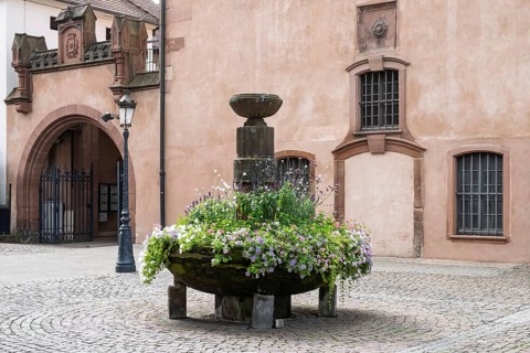 Ancienne Douane, Old Customs House, built 1515-1518, Haguenau, Hagenau, Alsace, France