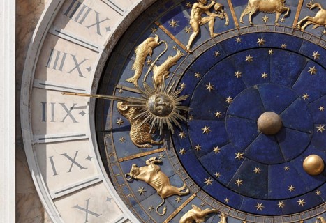 Torre dell'Orologio (1496-1506) on St Mark's Square (Piazza San Marco), the Astrological Clock