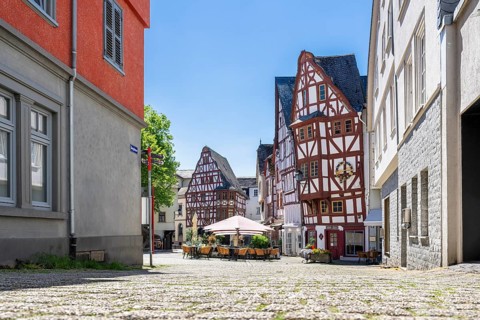 Old historical town of Limburg, Cathedral diocese City, Landkreises Limburg-Weilburg, Hessen,