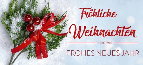 Christmas greetings: Greeting card with the inscription MERRY CHRISTMAS AND A HAPPY NEW YEAR